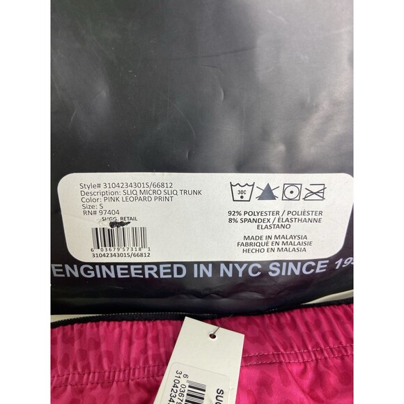 2xist Sliq Mood Low Rise Trunk Boxer Briefs Underwear Pink Leopard Mens Size S - Picture 5 of 5